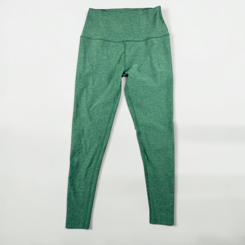 Beyond Yoga Womens Spacedye High Waisted Leggings Green Heather Small